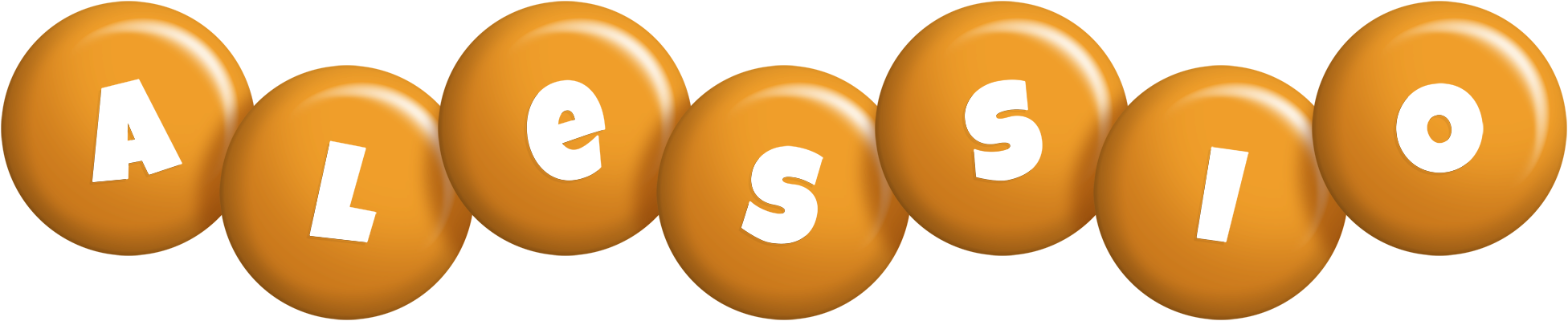 Alessio candy-orange logo