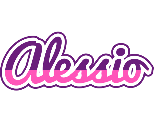 Alessio cheerful logo