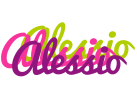 Alessio flowers logo