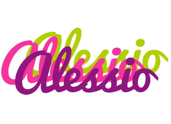Alessio flowers logo