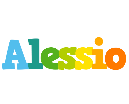 Alessio rainbows logo