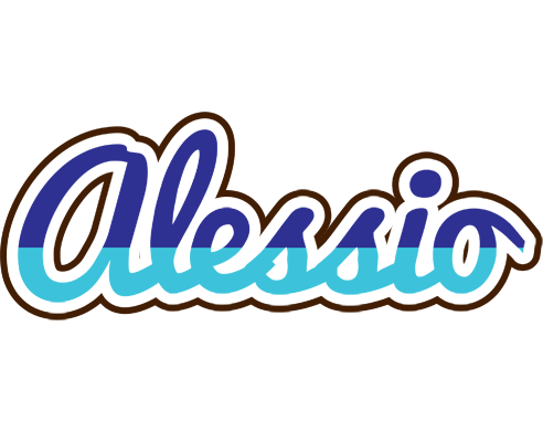 Alessio raining logo