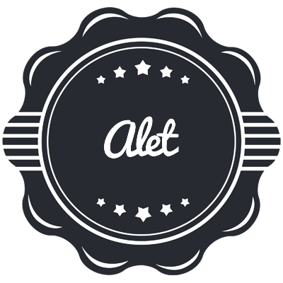 Alet badge logo