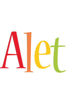 Alet birthday logo