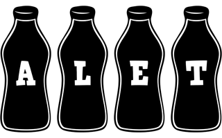 Alet bottle logo