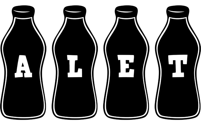 Alet bottle logo