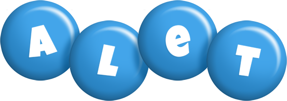 Alet candy-blue logo