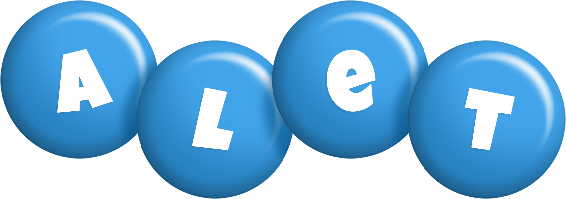 Alet candy-blue logo