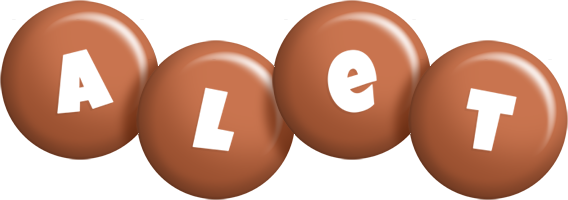 Alet candy-brown logo