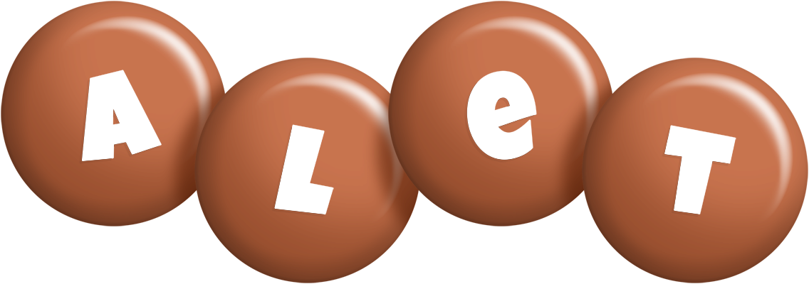 Alet candy-brown logo