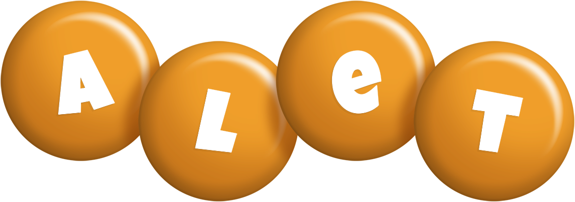 Alet candy-orange logo