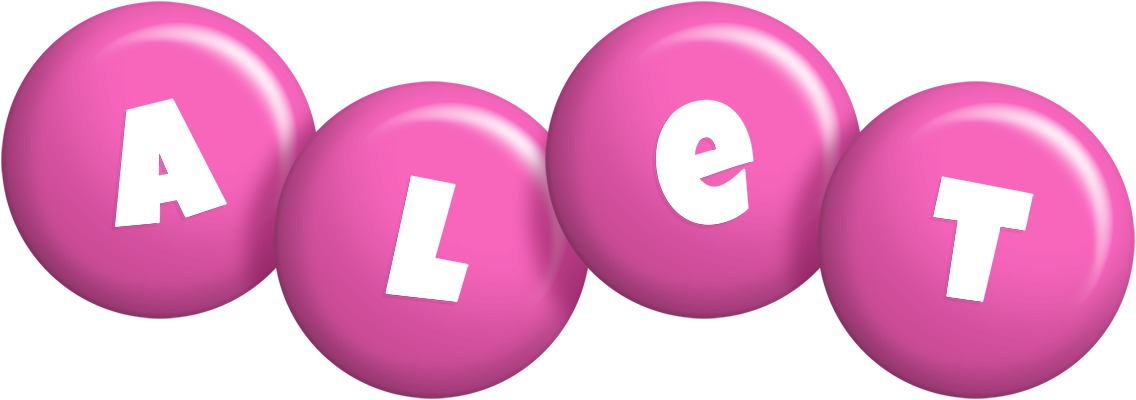 Alet candy-pink logo