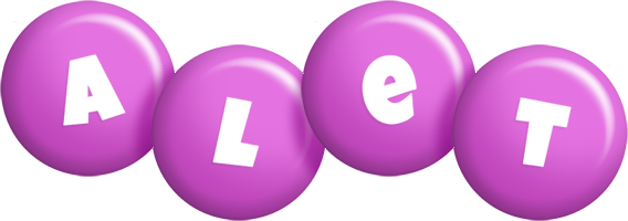 Alet candy-purple logo