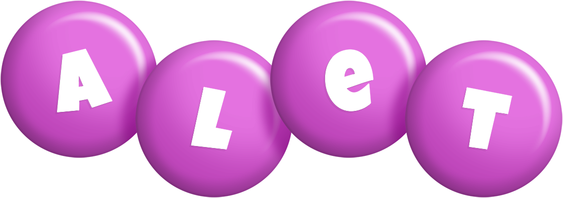 Alet candy-purple logo