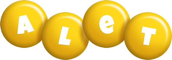 Alet candy-yellow logo