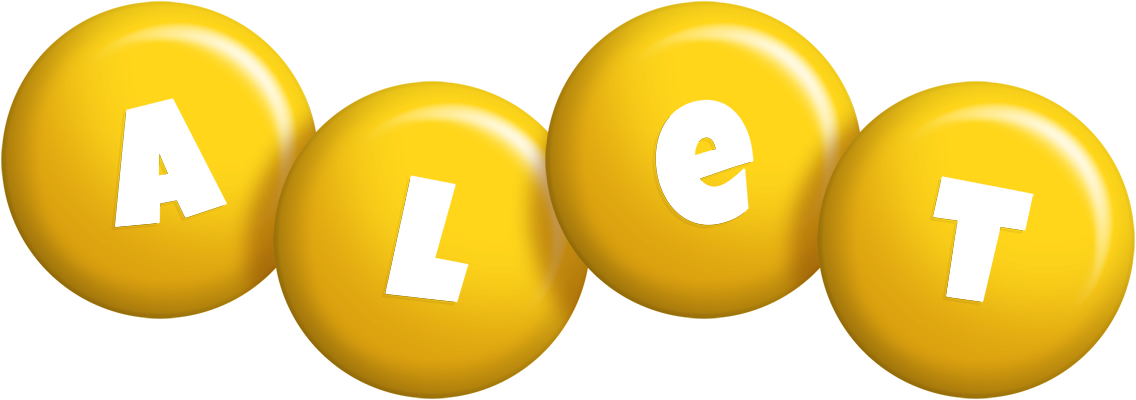 Alet candy-yellow logo