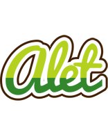 Alet golfing logo