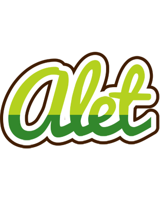 Alet golfing logo