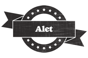 Alet grunge logo