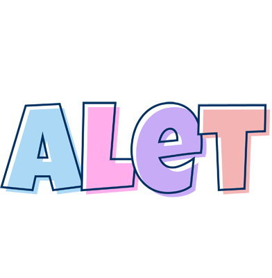 Alet pastel logo