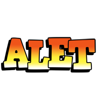 Alet sunset logo