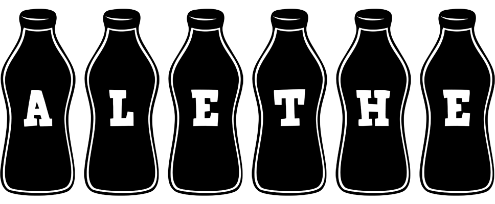 Alethe bottle logo