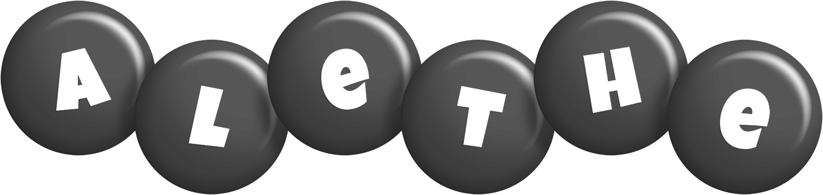 Alethe candy-black logo