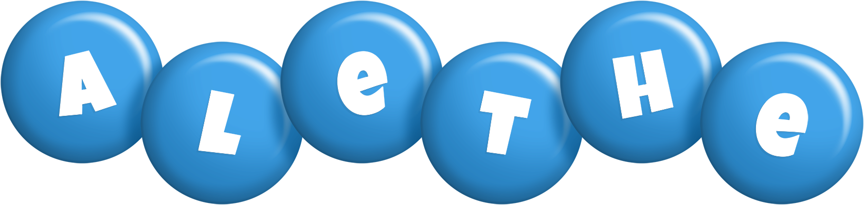 Alethe candy-blue logo