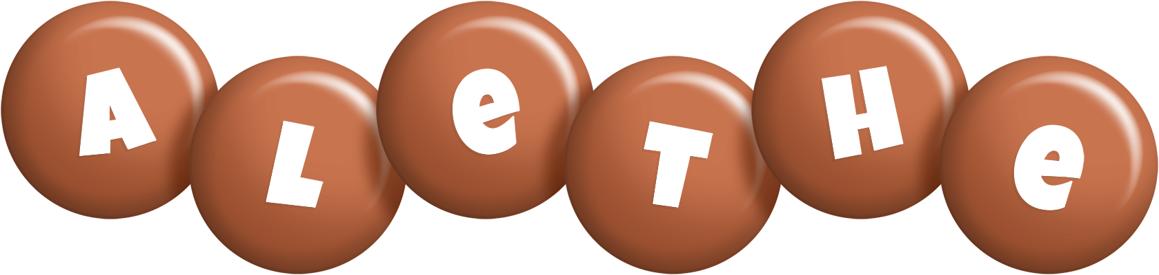 Alethe candy-brown logo