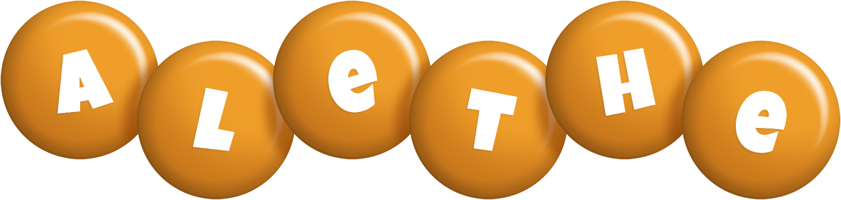 Alethe candy-orange logo