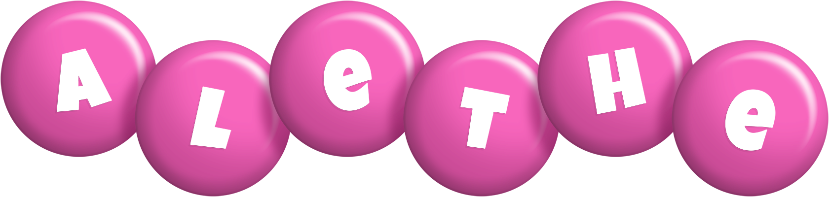 Alethe candy-pink logo