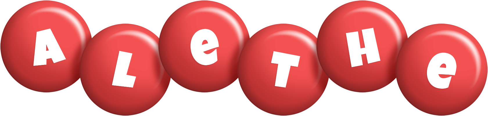 Alethe candy-red logo
