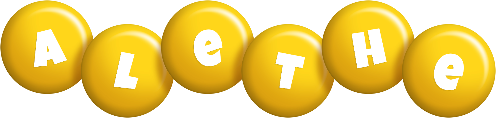 Alethe candy-yellow logo