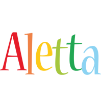 Aletta birthday logo