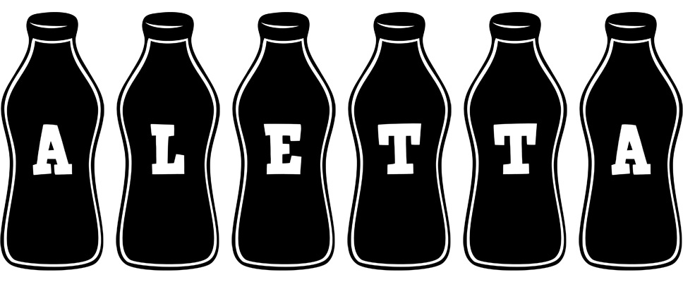 Aletta bottle logo
