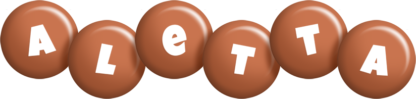 Aletta candy-brown logo