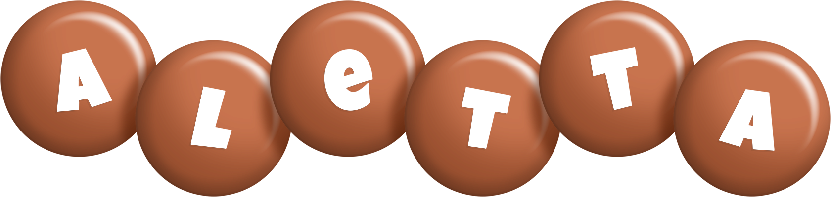 Aletta candy-brown logo
