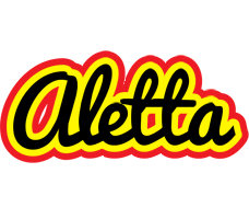 Aletta flaming logo