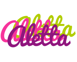 Aletta flowers logo