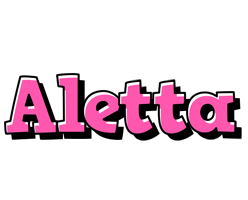 Aletta girlish logo