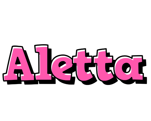 Aletta girlish logo