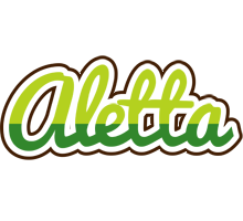 Aletta golfing logo