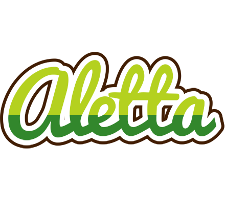 Aletta golfing logo