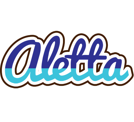 Aletta raining logo
