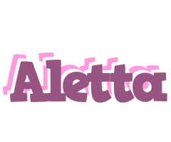 Aletta relaxing logo