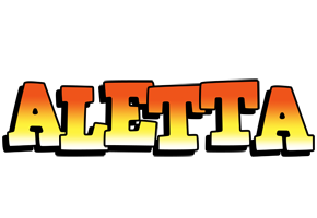 Aletta sunset logo