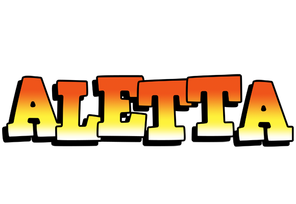 Aletta sunset logo