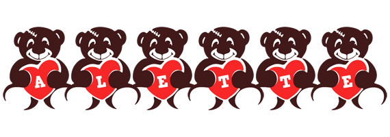 Alette bear logo