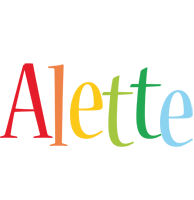 Alette birthday logo