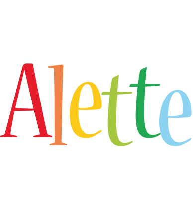 Alette birthday logo